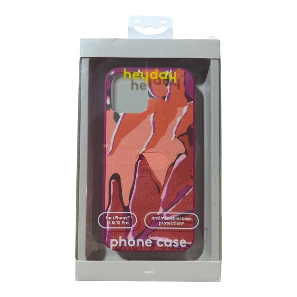 G3. Heyday Case for Apple iPhone 12 & 12 Pro -‎ Purple Botanical